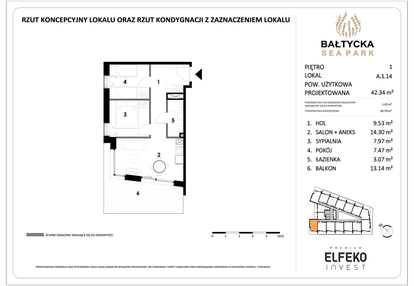 Mieszkanie w inwestycji: Bałtycka Sea Park