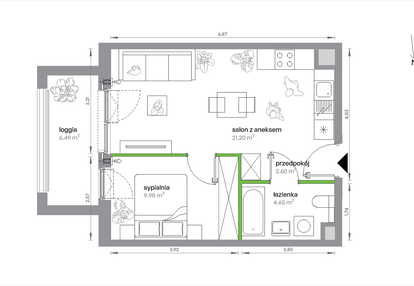 Mieszkanie w inwestycji: Sochaczewska Vita
