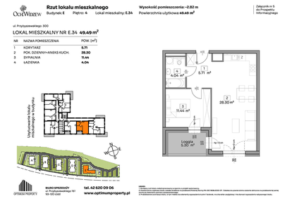 Mieszkanie w inwestycji: Och!Widzew