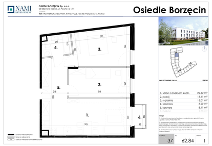 Mieszkanie w inwestycji: Osiedle Borzęcin