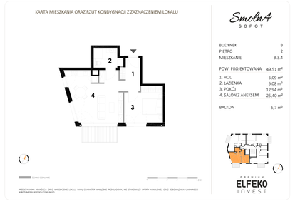 Mieszkanie w inwestycji: Smolna 4