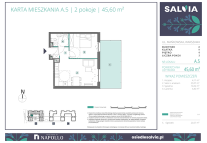 Mieszkanie w inwestycji: Osiedle Salvia