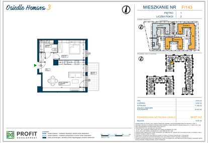 Mieszkanie w inwestycji: Osiedle Hemara - etap III bud. 2 i 3