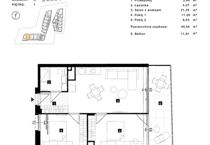 Mieszkanie w inwestycji: Cisha Apartamenty Dziwnów