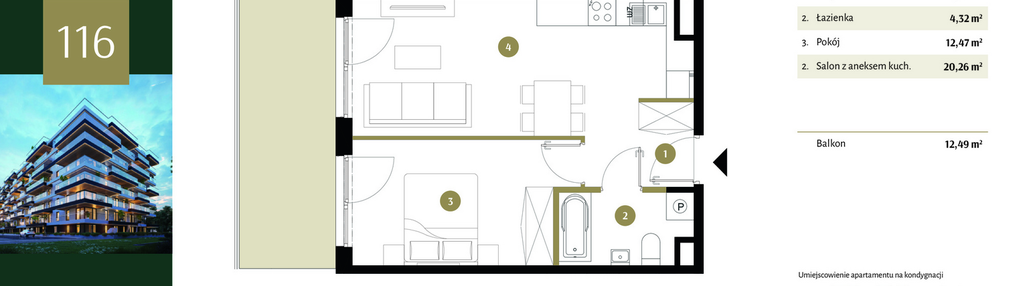 Mieszkanie w inwestycji: Rezydencja Świerkowa