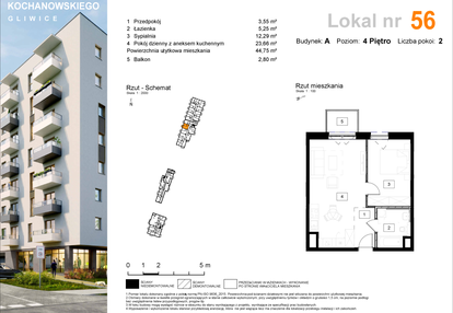 Mieszkanie w inwestycji: Osiedle Kochanowskiego - Gliwice