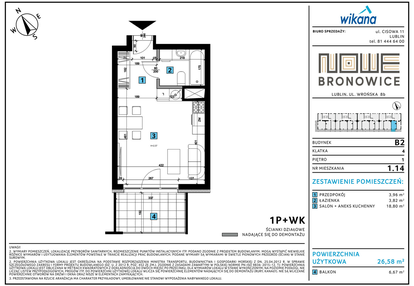 Mieszkanie w inwestycji: Nowe Bronowice etap II