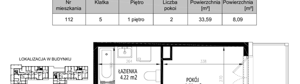 Mieszkanie w inwestycji: Krakowskie Tarasy etap V