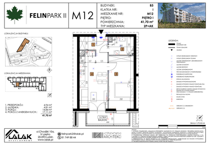 Mieszkanie w inwestycji: Felin Park II etap 2