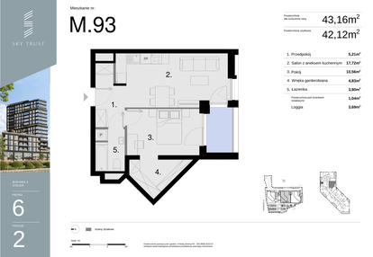 Mieszkanie w inwestycji: Sky Trust etap II