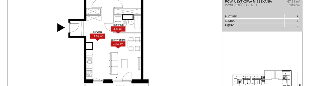 Mieszkanie w inwestycji: Atrium - Nowy Szczepin