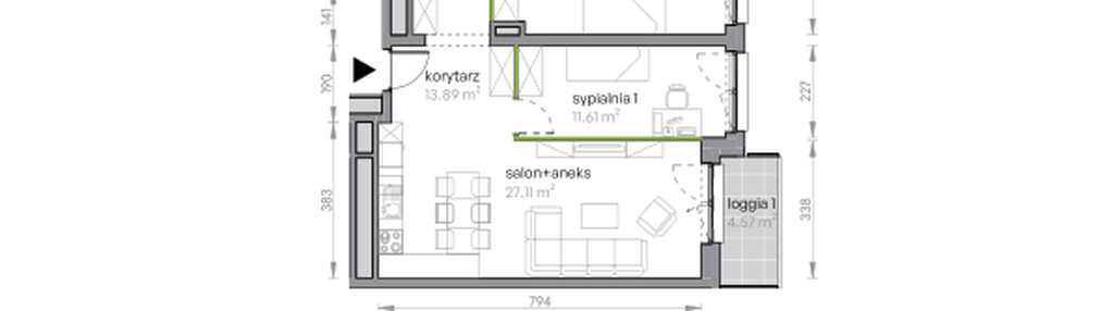Mieszkanie w inwestycji: Legnicka Vita