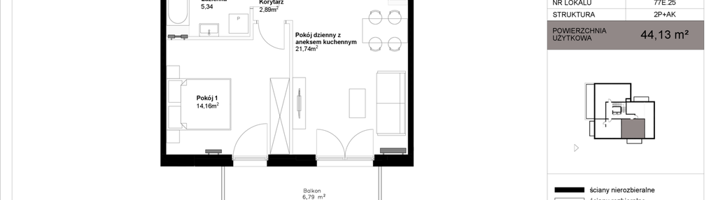 Mieszkanie w inwestycji: Strzeszyńska 77