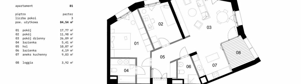 Mieszkanie w inwestycji: Solna 6