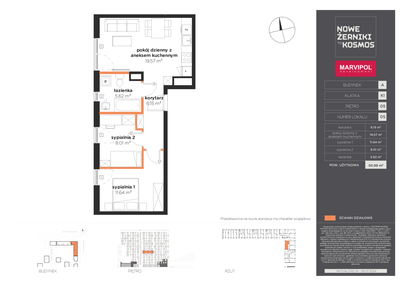 Mieszkanie w inwestycji: Nowe Żerniki to KOSMOS