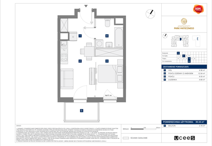 Mieszkanie w inwestycji: Apartamenty Park Matecznego Etap 1