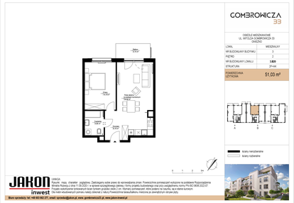Mieszkanie w inwestycji: Gombrowicza 33 - etap II