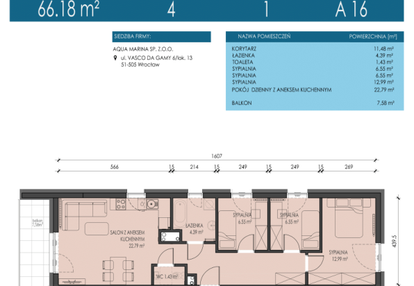 Mieszkanie w inwestycji: Apartamenty Aqua Marina