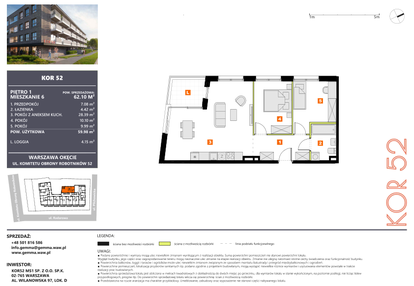 Mieszkanie w inwestycji: KOR 52