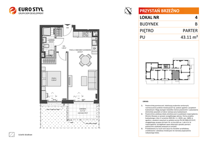Mieszkanie w inwestycji: Przystań Brzeźno etap 1.2
