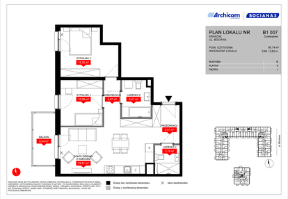 Mieszkanie w inwestycji: Osiedle Bociana 5
