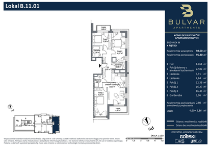 Mieszkanie w inwestycji: Bulvar Apartments - etap II