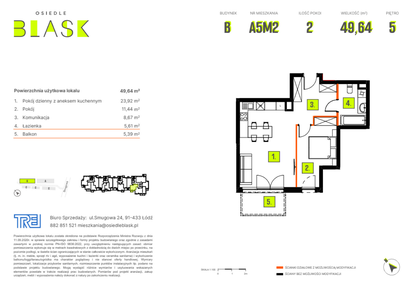 Mieszkanie w inwestycji: Osiedle BLASK - Etap I