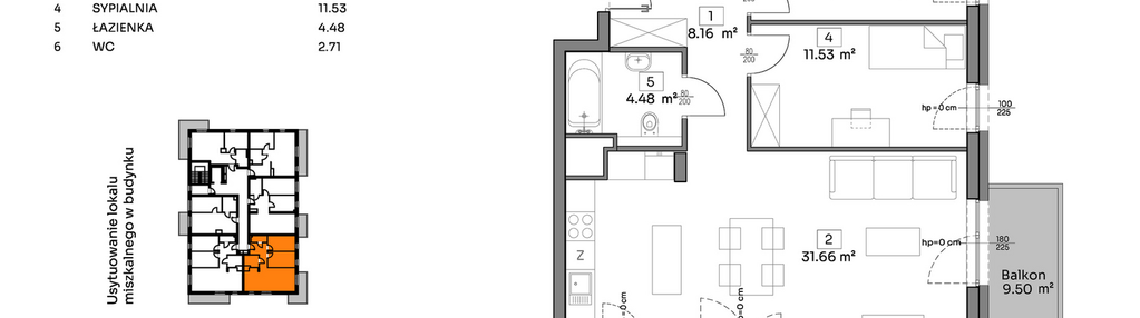 Mieszkanie w inwestycji: Och!Widzew