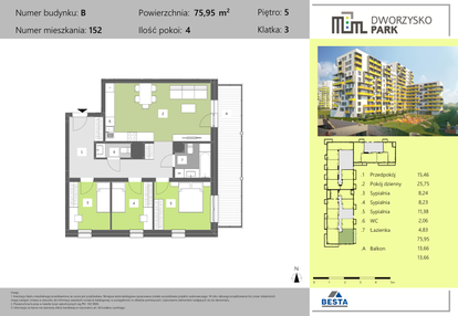 Mieszkanie w inwestycji: Dworzysko Park - Etap II