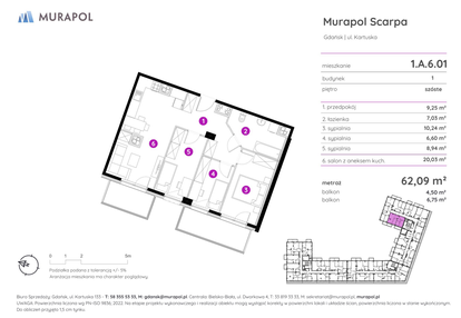 Mieszkanie w inwestycji: Murapol Scarpa