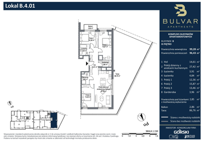 Mieszkanie w inwestycji: Bulvar Apartments - etap II