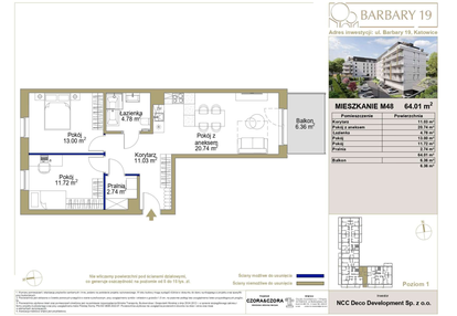 Mieszkanie w inwestycji: Barbary 19
