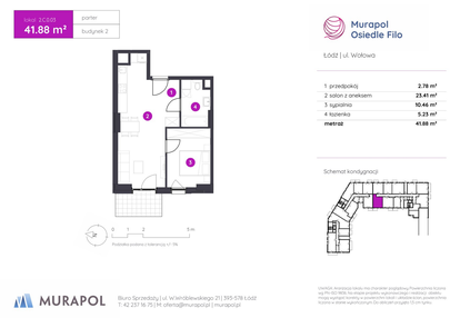 Mieszkanie w inwestycji: Murapol Osiedle Filo etap II