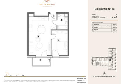 Mieszkanie w inwestycji: Waterlane Vibe