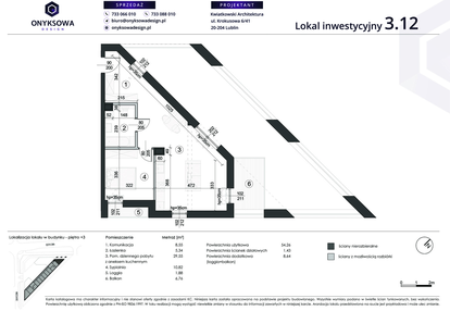 Mieszkanie w inwestycji: Onyksowa Design