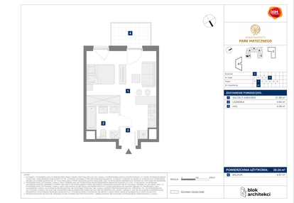 Mieszkanie w inwestycji: Apartamenty Park Matecznego Etap 1