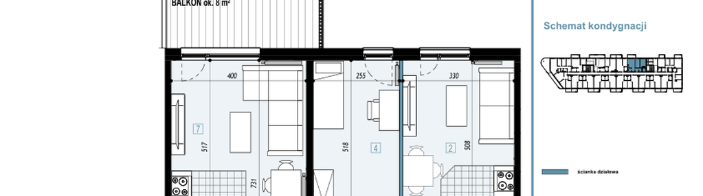 Mieszkanie w inwestycji: Medyków 32