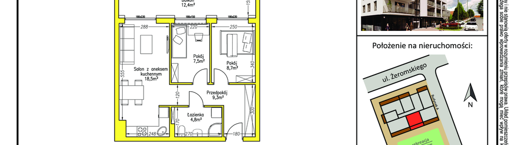 Mieszkanie w inwestycji: Żeromskiego Street 52