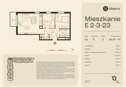 Mieszkanie w inwestycji: Osiedle Meiera