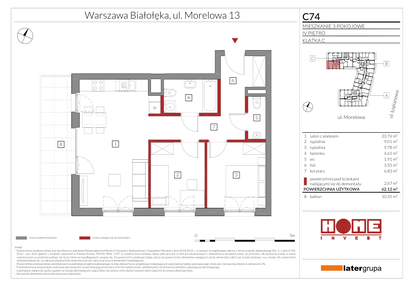 Mieszkanie w inwestycji: Przystań Żerań