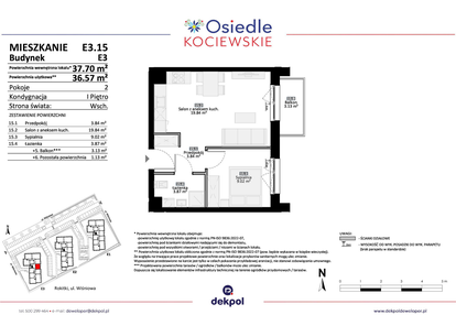 Mieszkanie w inwestycji: Osiedle Kociewskie bud. E