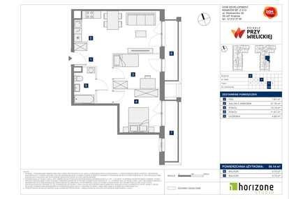 Mieszkanie w inwestycji: Osiedle przy Wielickiej etap 1.2