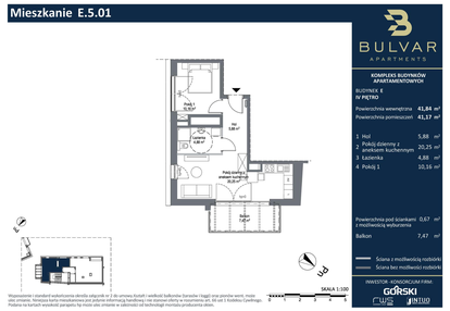 Mieszkanie w inwestycji: Bulvar Apartments - etap II