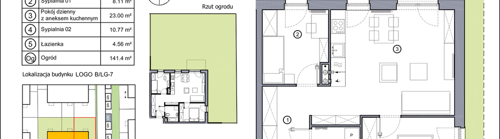 Mieszkanie w inwestycji: os. Linea w Buku