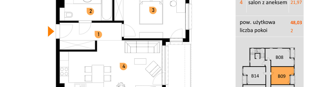 Mieszkanie w inwestycji: Apartamenty Konarskiego