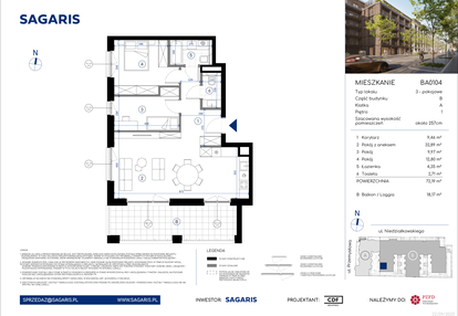 Mieszkanie w inwestycji: Niedziałkowskiego Park