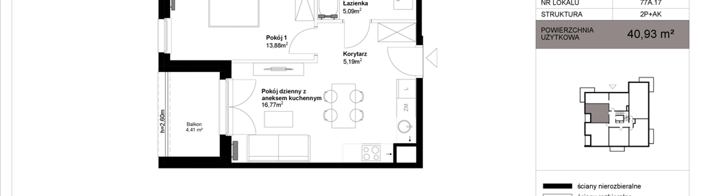 Mieszkanie w inwestycji: Strzeszyńska 77