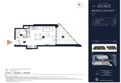Mieszkanie w inwestycji: Rezydencja Zegrze etap III