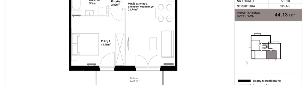 Mieszkanie w inwestycji: Strzeszyńska 77