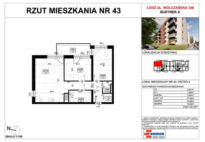 Mieszkanie w inwestycji: Wólczańska 248 - etap II